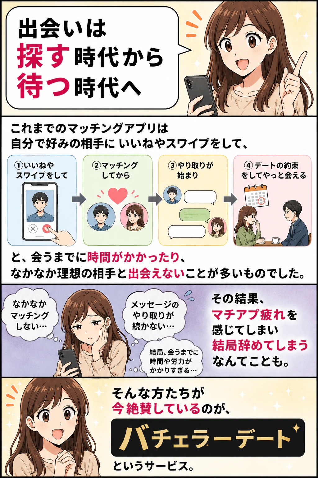 出会いは探す時代から待つ時代へ